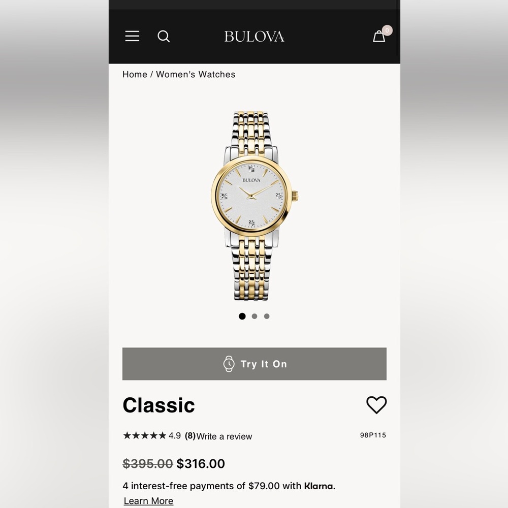 Women’s Bulova Classic Watch